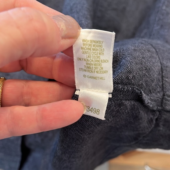 Garnet Hill linen shirt dress - Picture 5 of 5